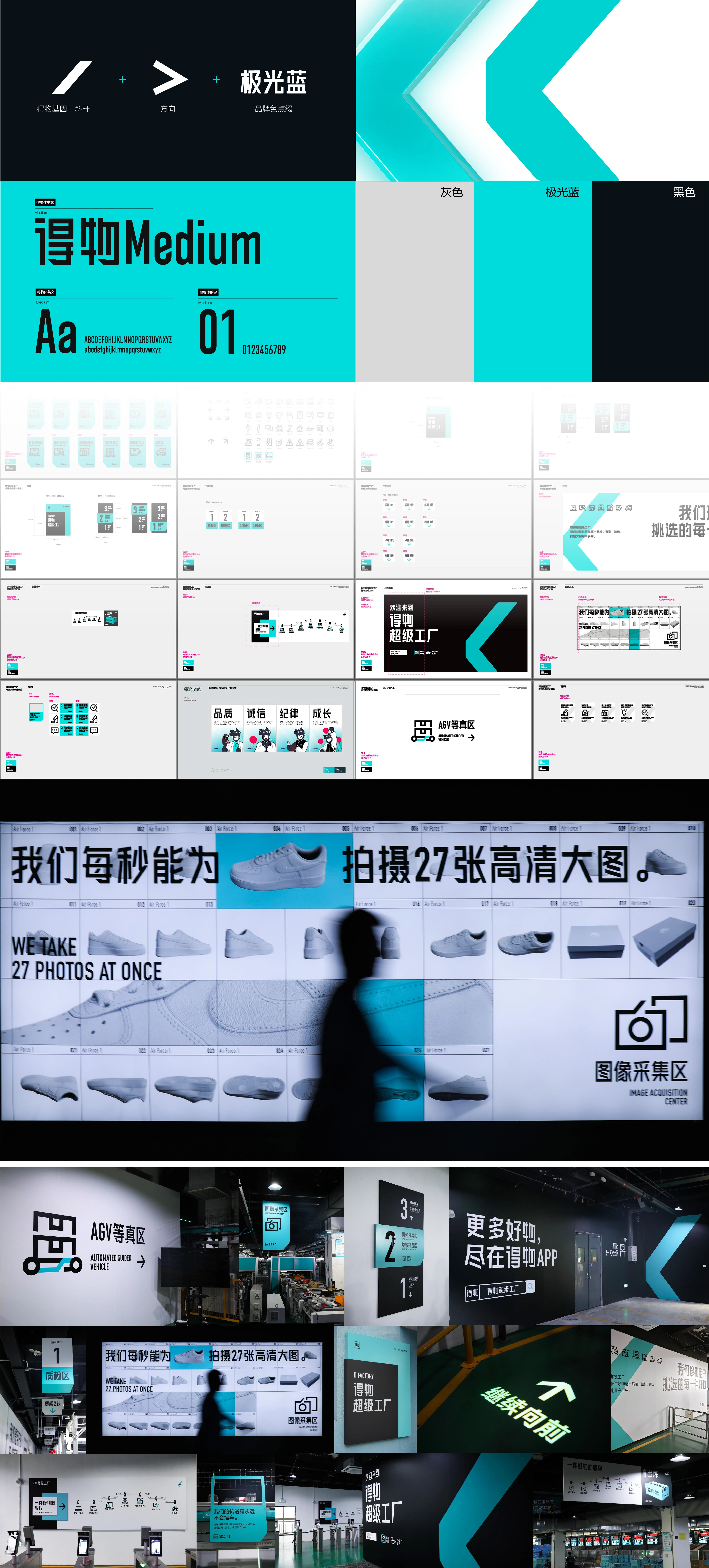 得物工厂导视 visual system